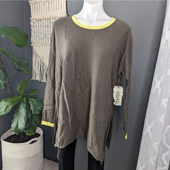 NWT Cloth by Design Olive Sweater Nordstrom - Picture 1 of 8